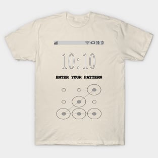 Phone Unlock Pattern T-Shirt